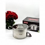 Кастрюля из нержавеющей стали с крышкой FESSLE диаметр 20 см (3,9 л)