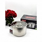 Кастрюля из нержавеющей стали с крышкой FESSLE диаметр 22 см (5,1 л)