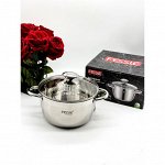 Кастрюля из нержавеющей стали с крышкой FESSLE диаметр 20 см (3.6 л)