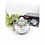 Кастрюля из нержавеющей стали с крышкой FESSLE диаметр 20 см (3.8 л)