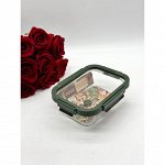 Стеклянный пищевой контейнер FESSLE 1050 мл, 21.7*16.7*7.4 см