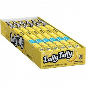 Жевательная конфета Laffy Taffy Banana / Лафи Тафи с банановым вкусом 22,9г