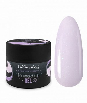 Скульптурный цветной гель для наращивания ногтей Color Builder Gel Mermaid girl Ingarden, 12 г, № 004