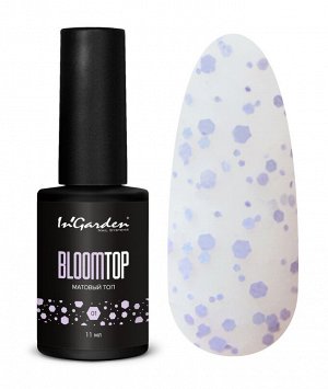 Матовый топ для гель лака и геля BLOOMTOP №1, 11 мл Ingarden