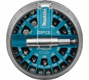 Набор бит насадок 28 шт в наборе Makita