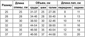 Комбинезон для собак на синтепоне 28 (сука) морковный