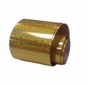 Фольга для дизайна золото голография крапинка 30см, 700-01-15 foil15 ЭК