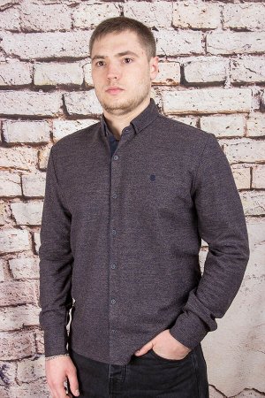 Рубашка 2163/1 табачный STEEL WAY