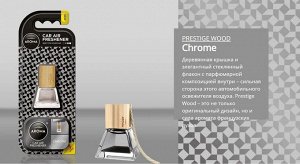 Ароматизатор  Aroma Car Prestige Wood Chrome