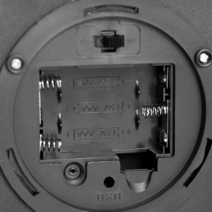 Ночник "Фонарь лофт " LED черный с медной патиной 13х13х31 см RISALUX