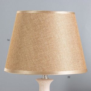 Лампа настольная керамика Е14 40Вт 220В "Орфей" под мрамор 34х22,5х22,5 см