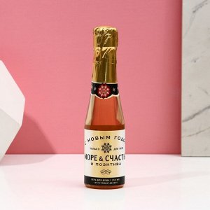Чистое счастье Гель для душа во флаконе шампанское «Море счастья», аромат карамель и миндаль 250 мл