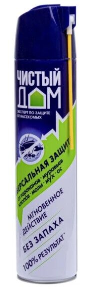 Аэрозоль от бытовых насекомых Чистый Дом супер 600мл