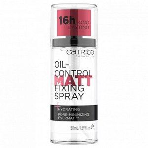 Катрайс Спрей длялица фиксирующий для макияжа, Catrice Oil-Control Matt Fixing Spray, 50 мл