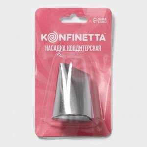 Насадка кондитерская KONFINETTA «Лепесток большой», d=3.4 см, выход d=3 см, нержавеющая сталь