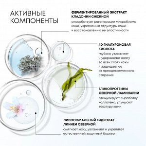 Natura Siberica Гидрогелевая увлажняющая маска для лица подтягивает контуры лица делает морщинки менее заметными Натура Сиберика LAB Biome 75 мл