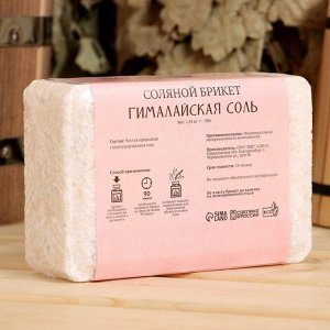 Соляной брикет "Гималайская соль" 1,35 кг "Добропаровъ"