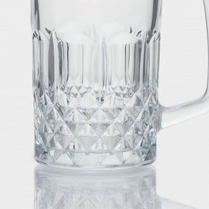 Кружка стеклянная для пива «Кристалл», 500 мл
