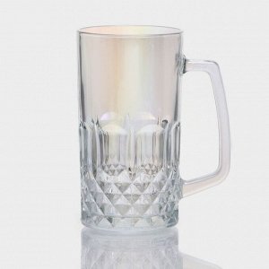 Кружка стеклянная для пива «Кристалл», 500 мл