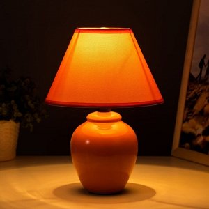 Лампа настольная с абажуром "Ваза" E14, 220V 17х17х25 см RISALUX