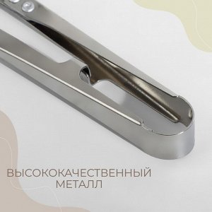 Ножницы для обрезки ниток Premium, стальные, 10.8 см, цвет серебряный