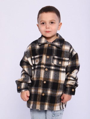 РБ012 Рубашка "Бавария" 3 (черный; коричневый)