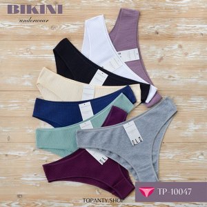 DOMINANT Трусики женские TOPANTY TP-10047, RIB, Bikini