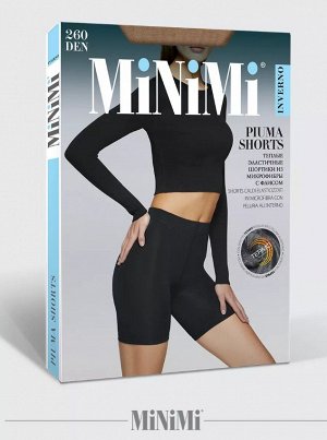MINIMI PIUMA 260 SHORTS MAXI шортики женские теплые эластичные из микрофибры с ворсом на внутренней стороне