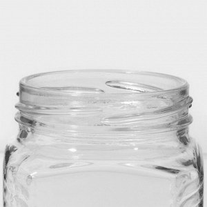 Набор стеклянных банок с крышкой, ТО-66 мм, для свечей, 0,25 л, 6 шт