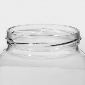 Набор стеклянных банок с крышкой «Амфора», ТО-82 мм, 0,72 л, 6 шт