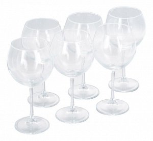 Набор бокалов для вина, 6 шт, 655 мл, стекло, ENOTECA