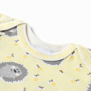 Боди Bloom Baby Ёжики с дл. рукавом, см, желтый