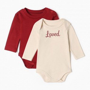 Комплект боди Крошка Я Loved, 2 шт.