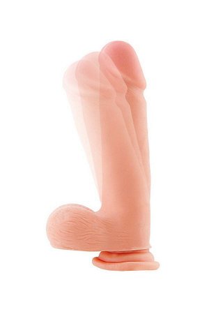 Реалистичный фаллоимитатор RealStick Elite Porter, TPR, телесный, 23,5 см
