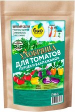 БИО-комплекс Удобрение органическое для томатов, перцев и баклажанов, ТМ Удобряша