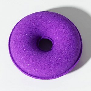 Бомбочка-пончик для ванны «Сияй», аромат черники, 130 г