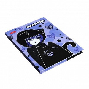 Записная книжка, А6, 80 листов, в клетку, «Я и мой кот», твёрдая обложка, глянцевая ламинация, блок офсет 60 г/м?