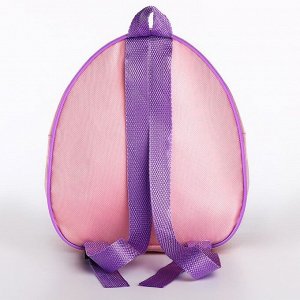 Рюкзак детский "Девочка аниме", 23 х 20.5 см см, отдел на молнии, цвет розовый