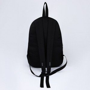 Рюкзак молодёжный Аниме, 29х12х37, отд на молнии, н/карман, чёрный