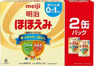 MEIJI Hohoemi Rakuraku - детская смесь приближенная к грудному молоку