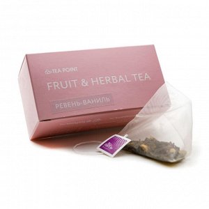 Чай Ревень-Ваниль, фруктовый, 8г*5 пир. МИНИ