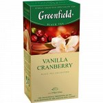Чай Гринфилд Vanilla cranberry 1,5г 1/25/10