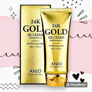 ANJO Professional. BB крем для лица с биозолотом, 24k gold BB cream, 50гр