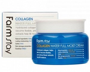 Farm Stay Увлажняющий крем для лица с коллагеном Collagen Water Full Moist Cream , 100мл