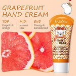 Крем для рук с экстрактом грейпфрута SADOER, 60 гр