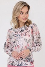 Блузка женская  7049-27/06/Кремовый, розовый