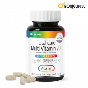 RONIEWELL TotalCare Мультивитамины, 90 шт.