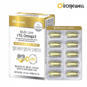 RONIEWELL Омега-3 + витамин Е, 30 шт.