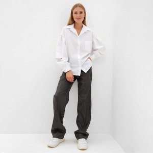 Рубашка женская MINAKU: Casual Collection, белый
