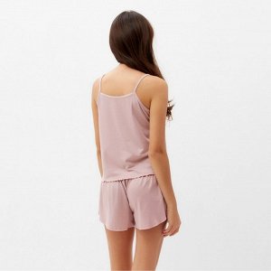 Пижама женская (топ, шорты) KAFTAN р-р, цв. розовый